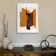 Tela Decorativa Multicolor 50x70cm - Moldura Madeira Premium