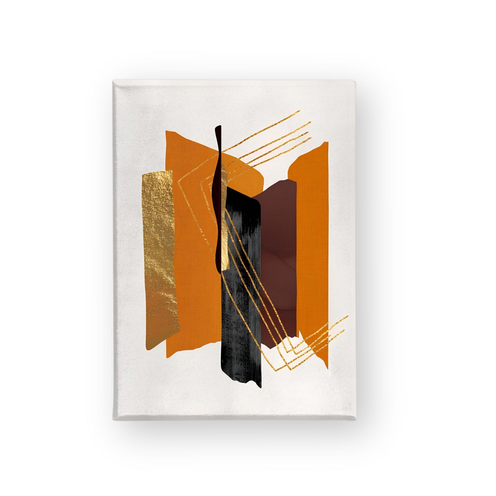 Tela Decorativa Multicolor 50x70cm - Moldura Madeira Premium