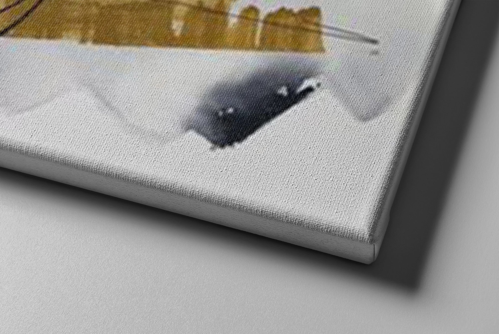 Quadro Decorativo Canvas Multicolor 50x70cm - Moldura Madeira