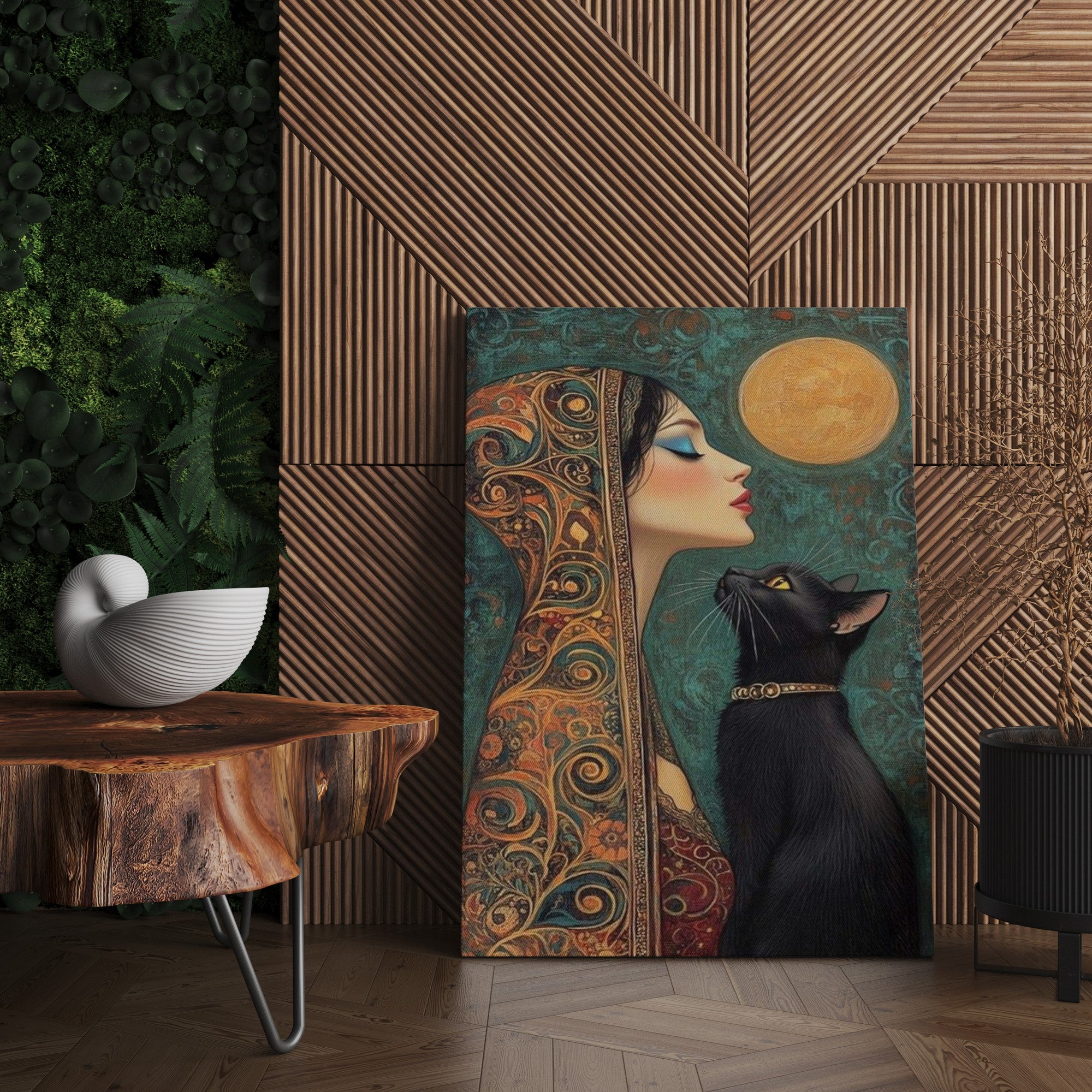 Tela Decorativa Canvas Multicolor 50x70cm - Arte Premium