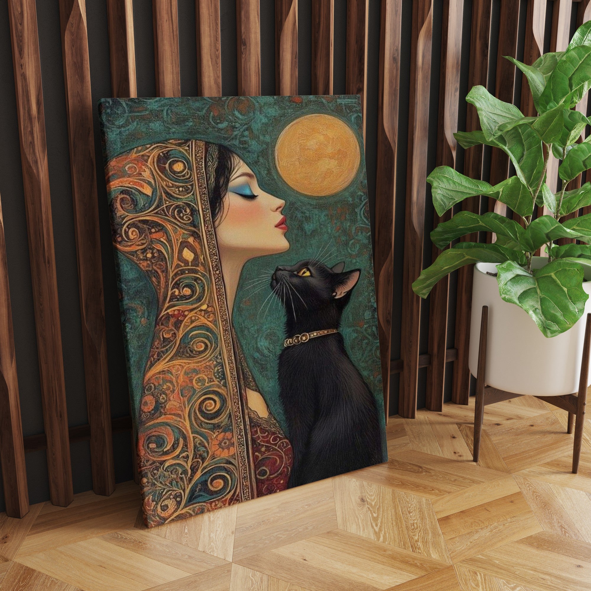 Tela Decorativa Canvas Multicolor 50x70cm - Arte Premium