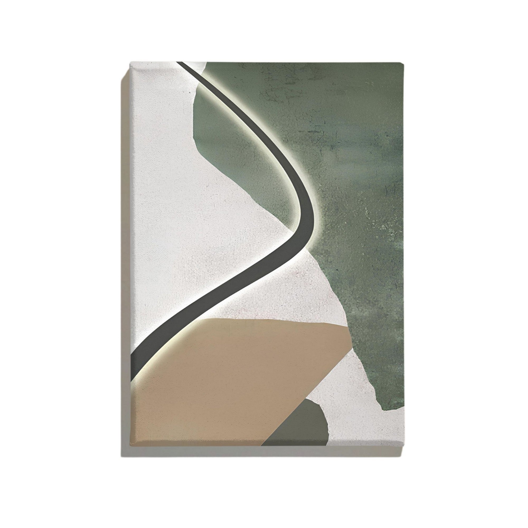 Quadro Decorativo Canvas Multicolor 50x70cm - Moldura Madeira