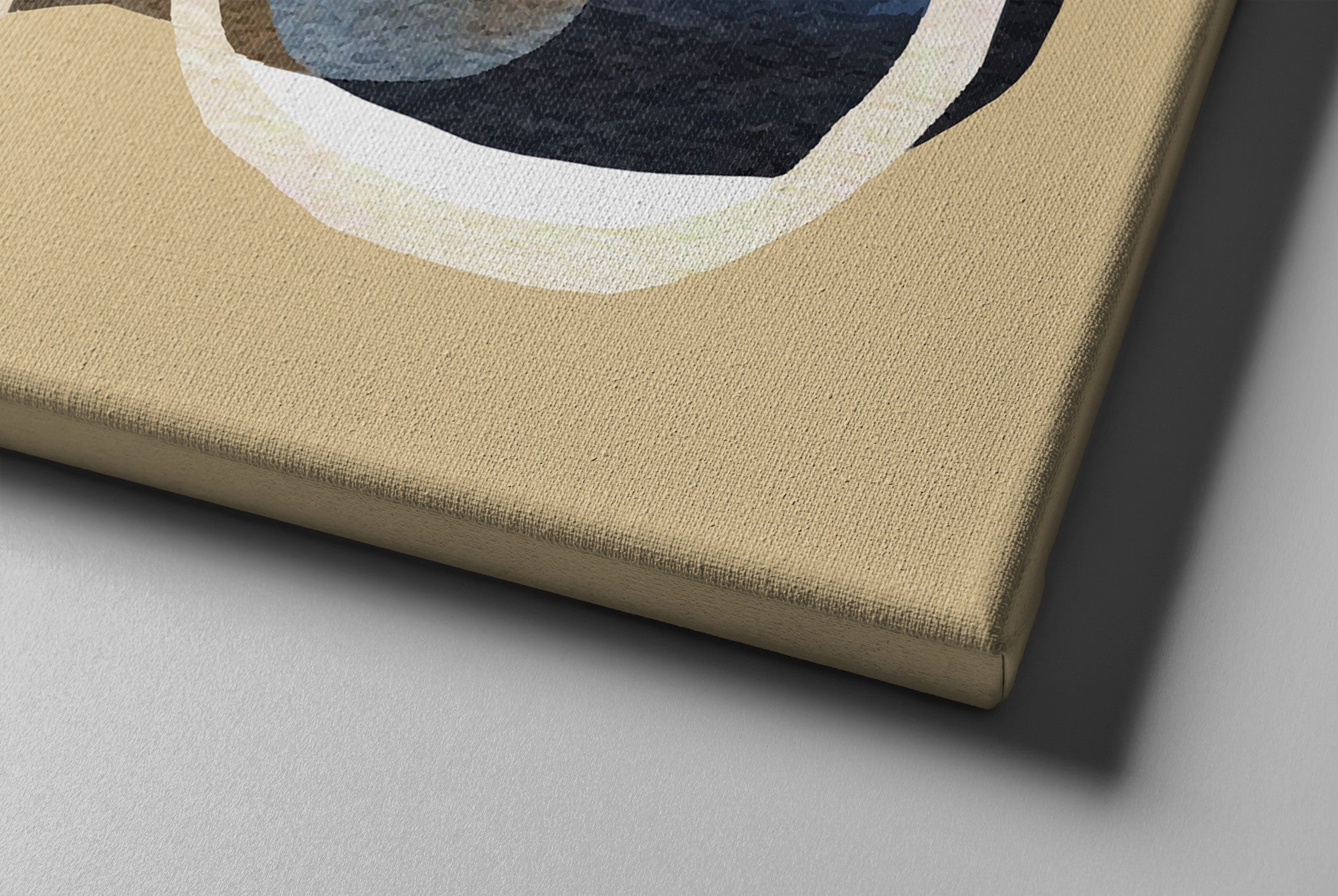 Tela Decorativa Multicolor 50x70cm - Canvas Premium com Moldura