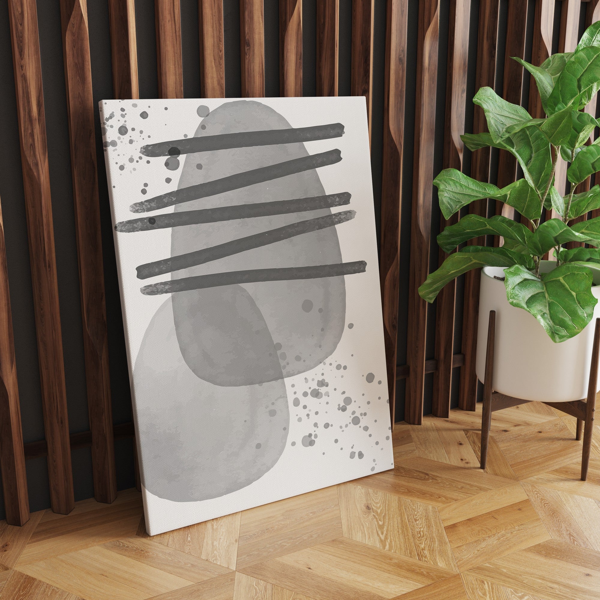 Tela Decorativa Premium 50x70cm - Arte Multicolor Luxuosa