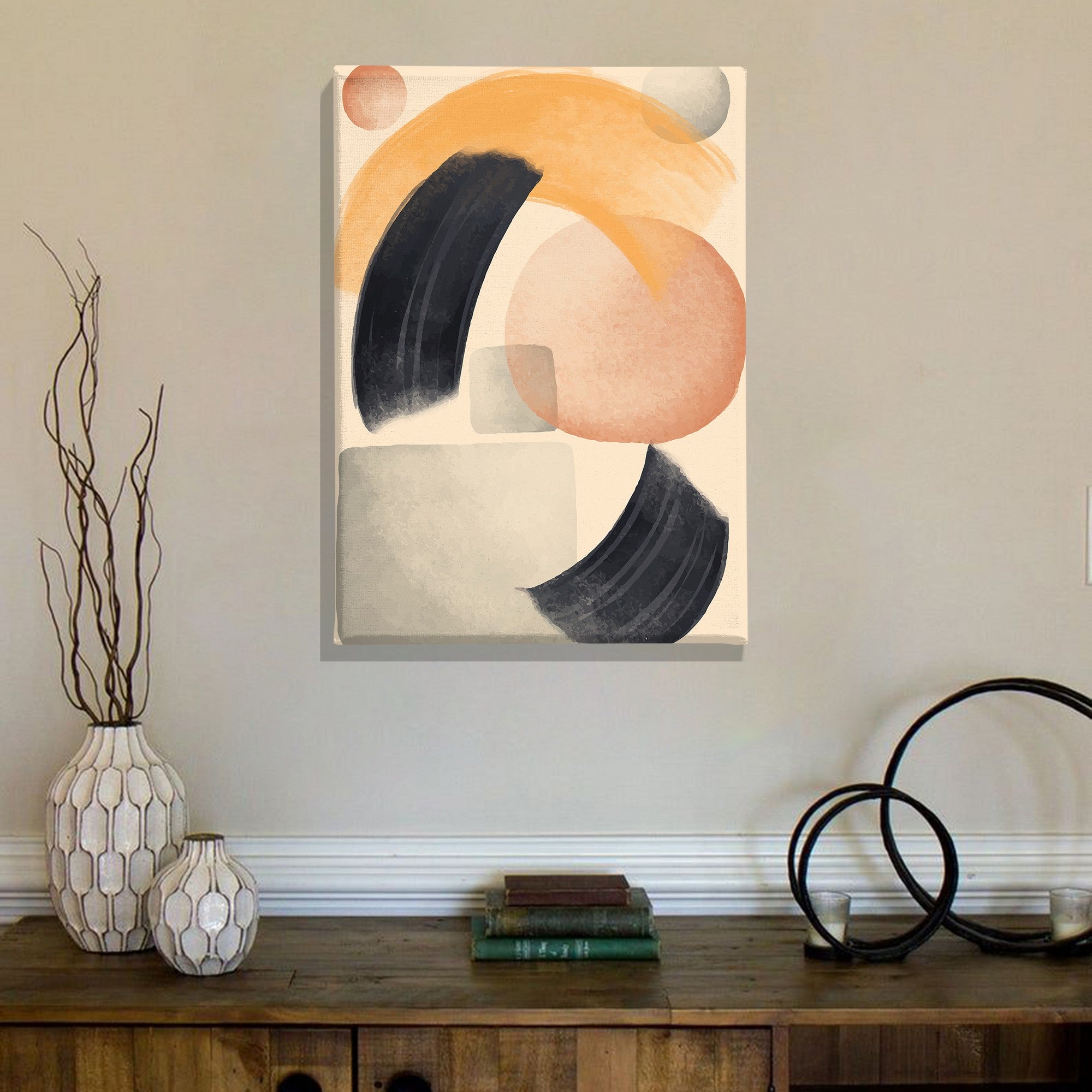 Quadro Canvas Decorativo Multicolor 50x70cm - Premium