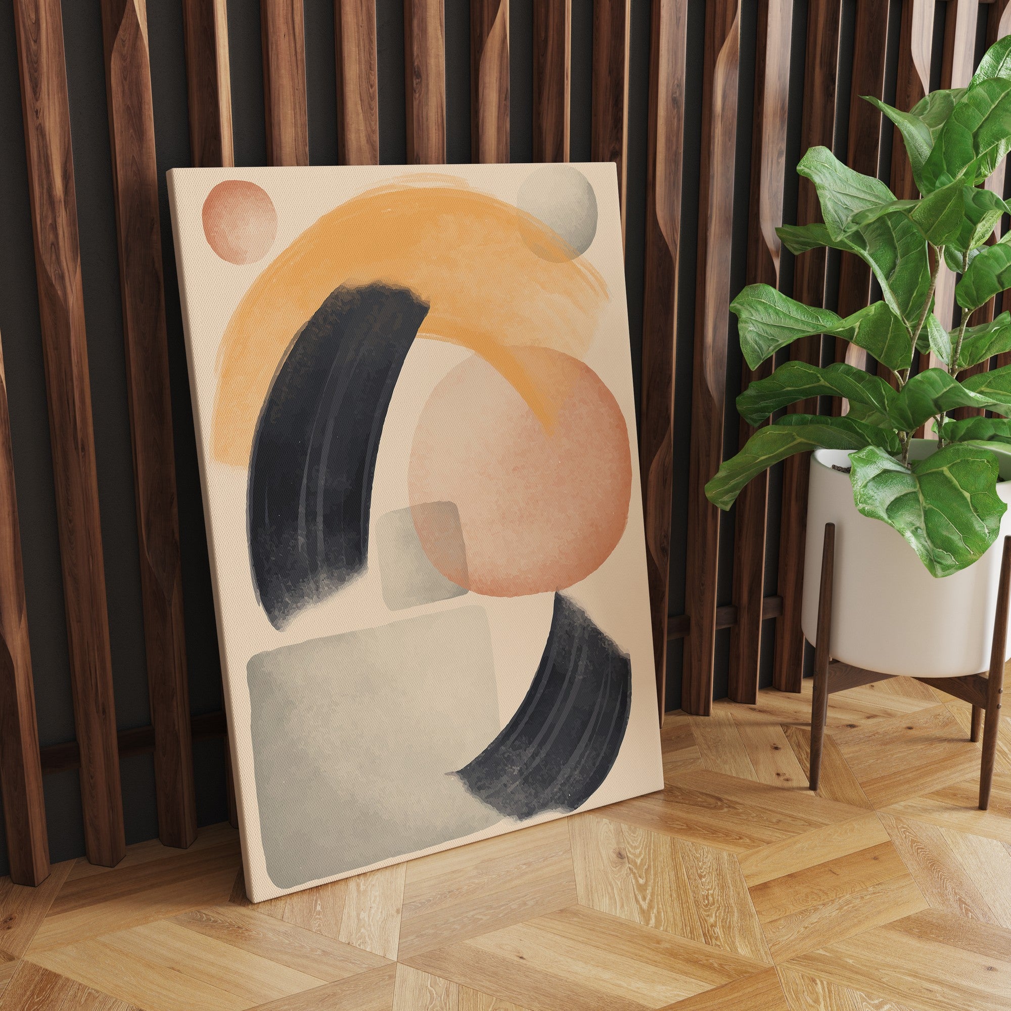 Quadro Canvas Decorativo Multicolor 50x70cm - Premium