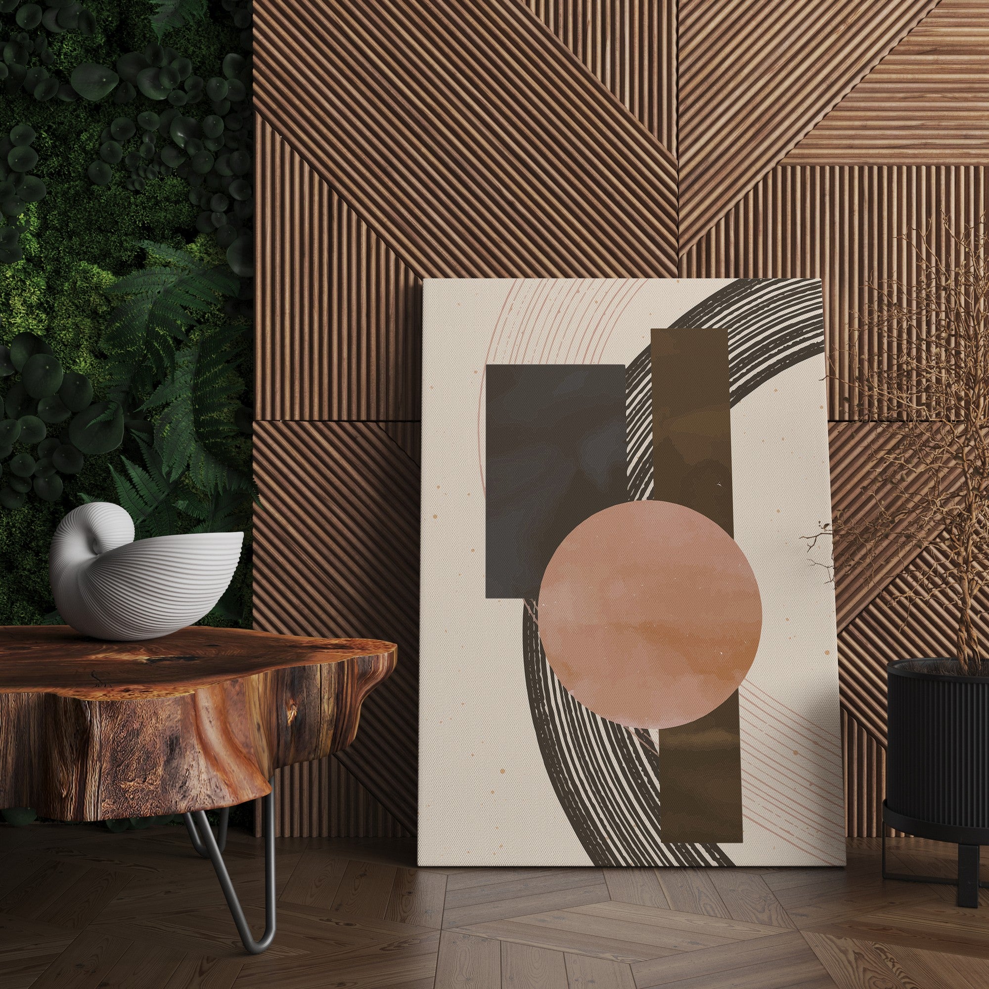 Tela Decorativa Multicolor 50x70cm - Arte Premium para Parede