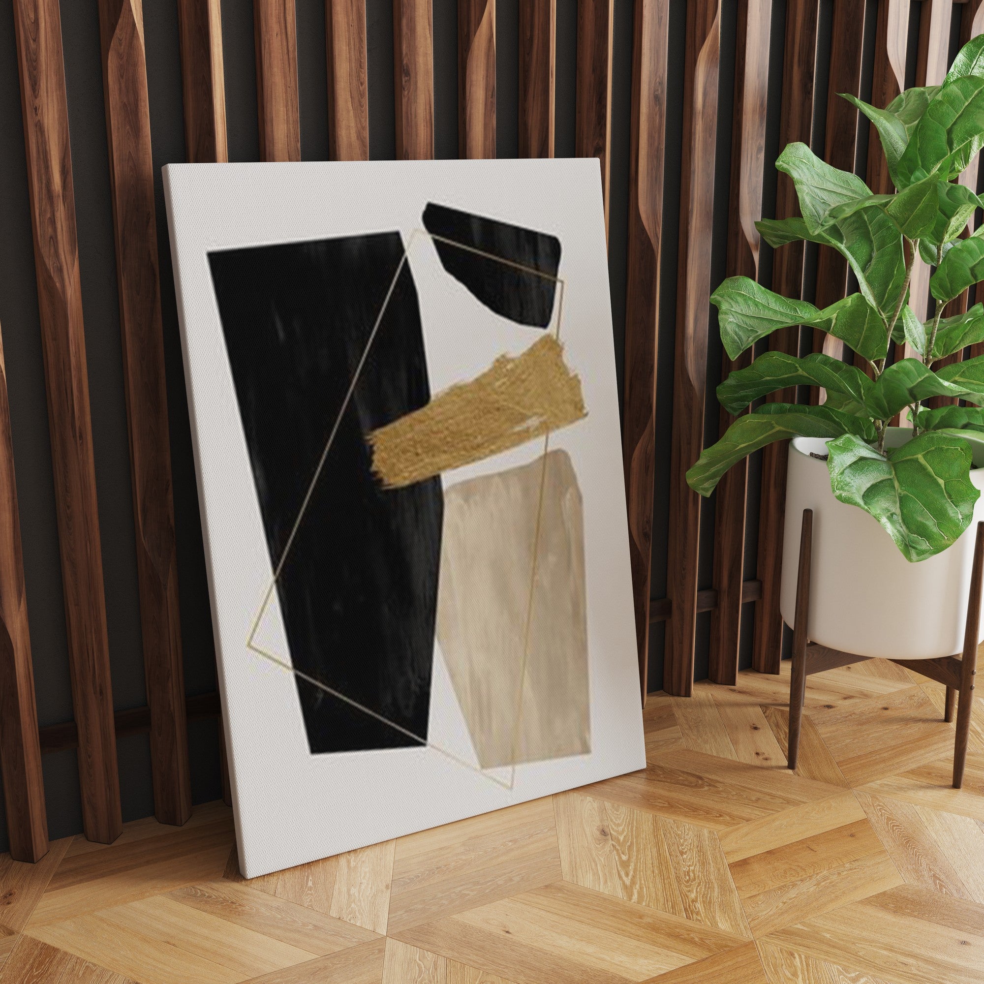 Tela Decorativa Multicolor 50x70cm - Arte Moderna Premium