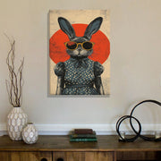 Tela Decorativa Multicolor 50x70cm - Moldura Madeira Premium