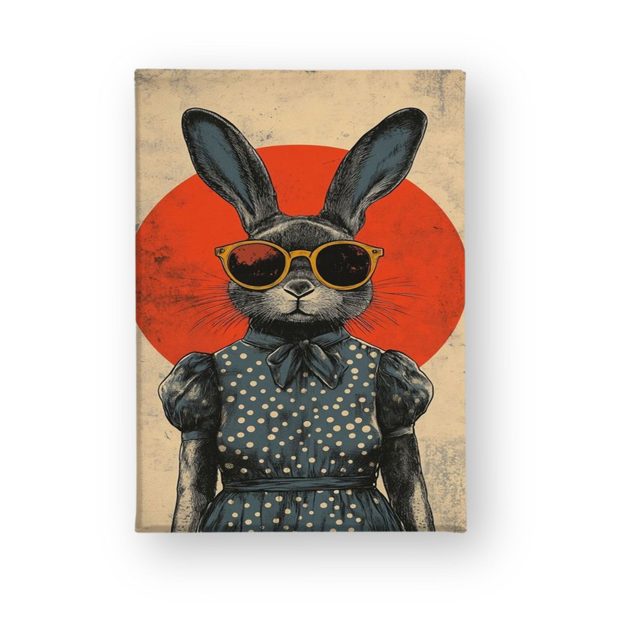 Tela Decorativa Multicolor 50x70cm - Moldura Madeira Premium