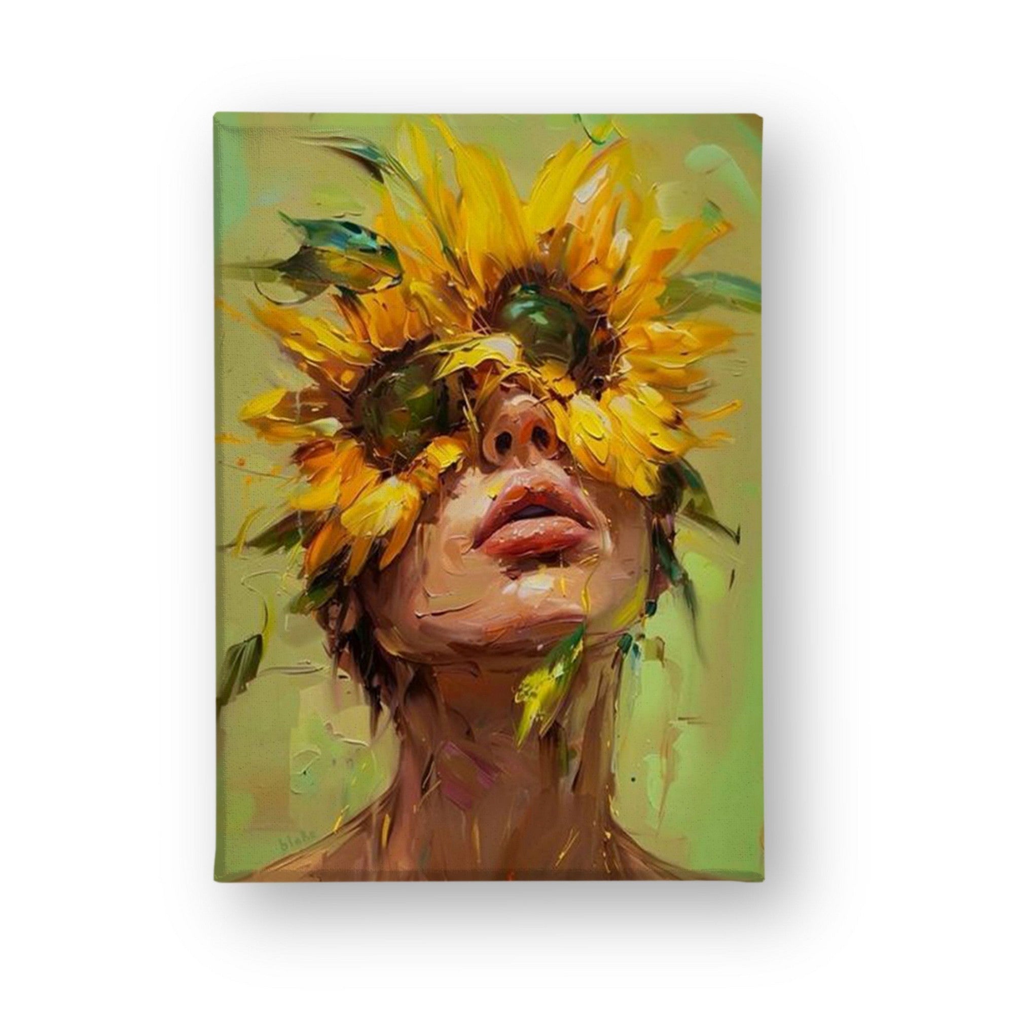 Quadro Decorativo Canvas Multicolor 50x70cm - Moldura Madeira