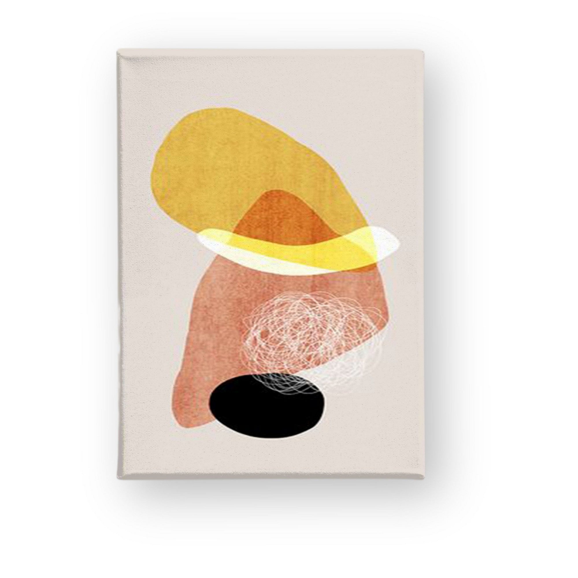 Quadro Decorativo Canvas Multicolor 50x70cm - Moldura Madeira