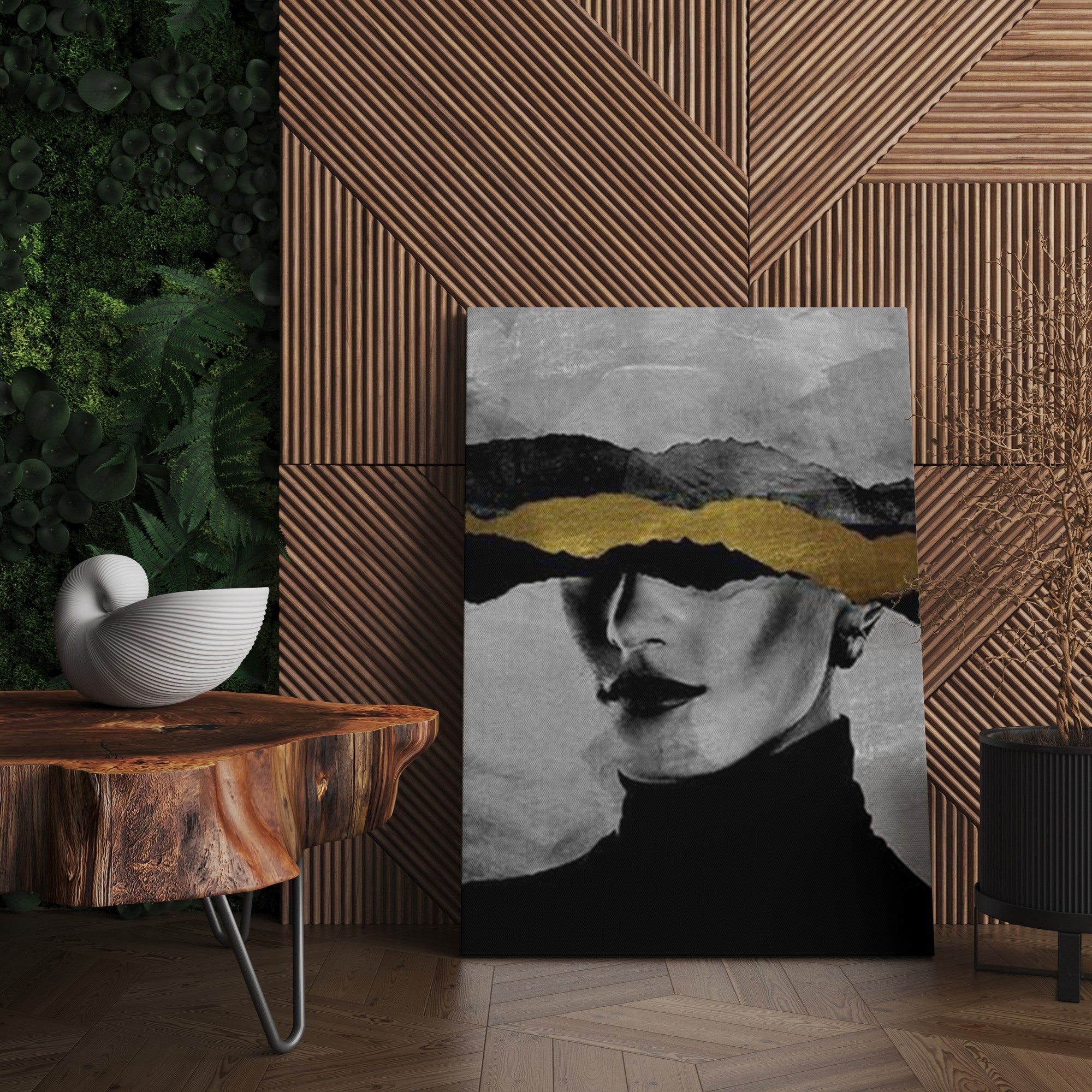 Tela Decorativa Multicolor 50x70cm - Arte Premium Canvas