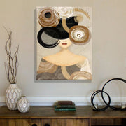 Pintura Decorativa Canvas Multicolor 50x70cm - Arte Premium