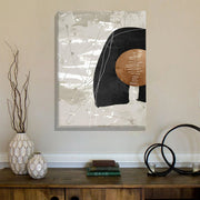 Quadro Decorativo Canvas Multicolor 50x70cm - Moldura Madeira