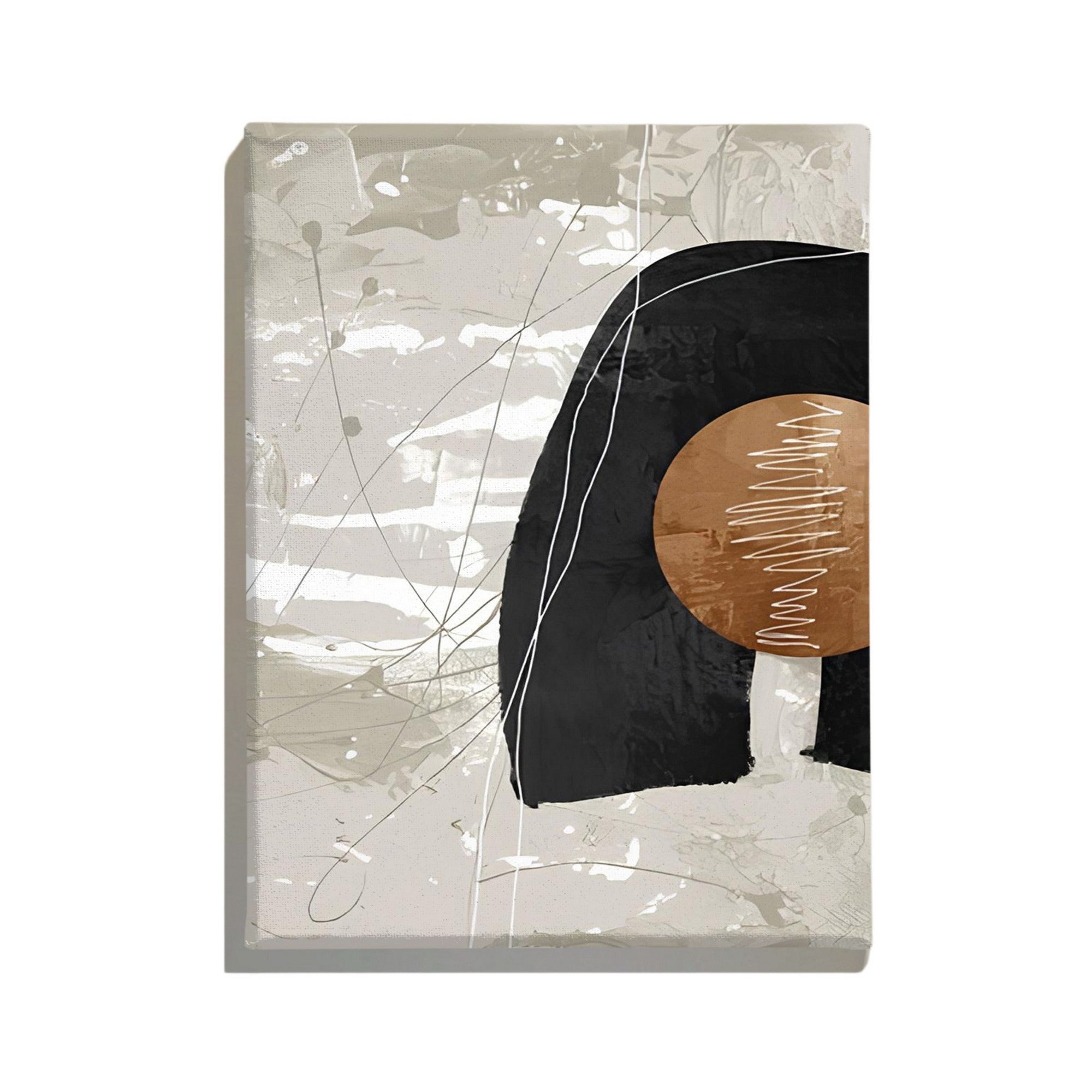 Quadro Decorativo Canvas Multicolor 50x70cm - Moldura Madeira