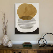 Quadro Decorativo Canvas Multicolor 50x70cm - Moldura Madeira