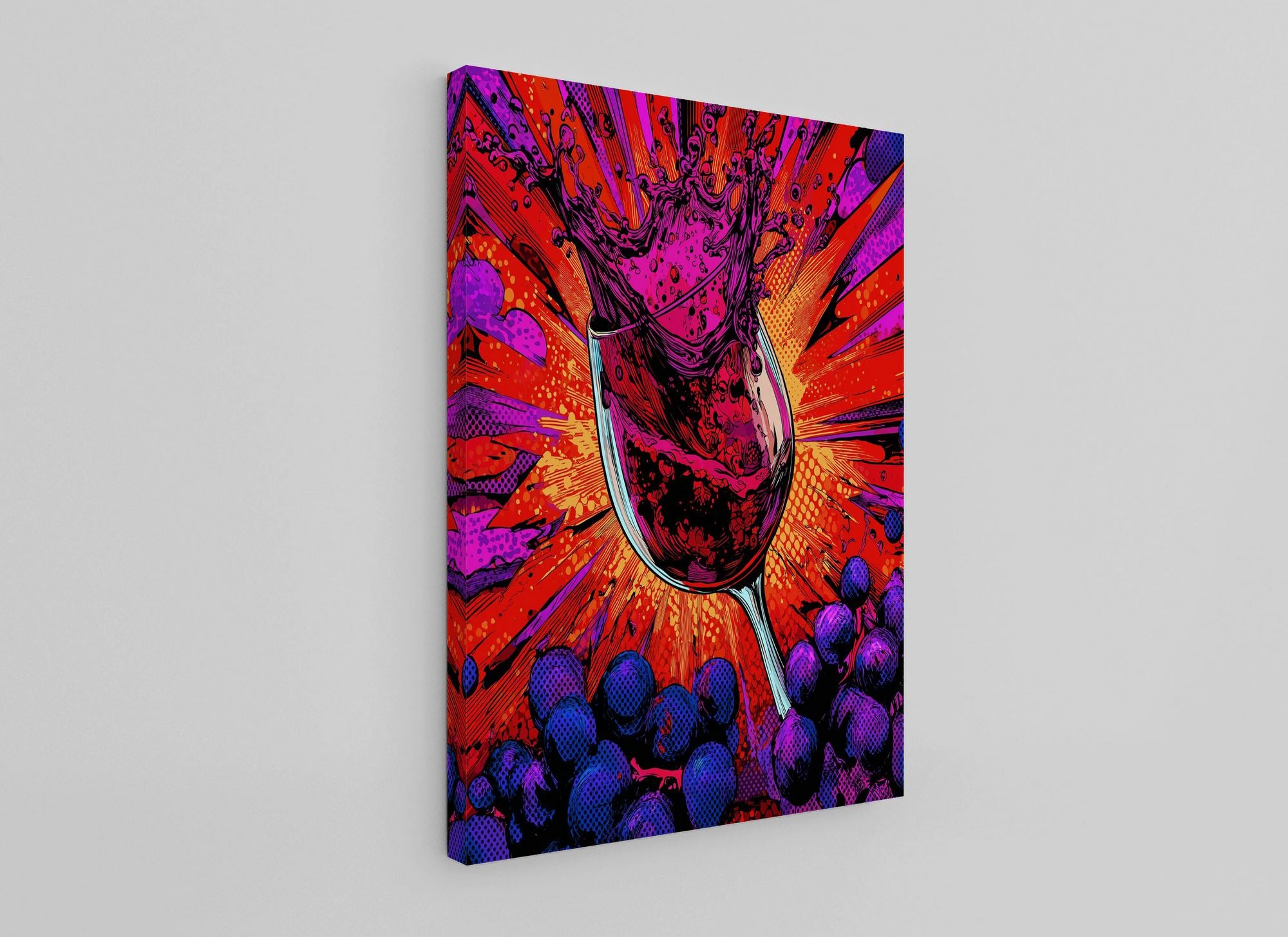 Quadro Decorativo Canvas Multicolor 50x70cm - Premium