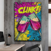 Tela Decorativa Multicolor 50x70cm - Arte Contemporânea Premium