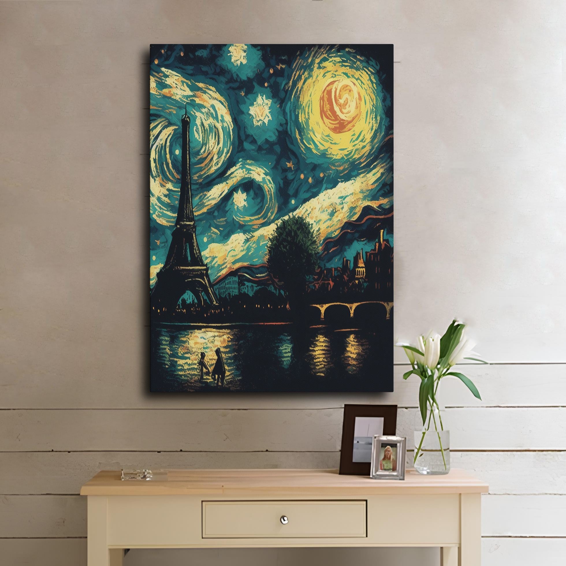 Tela Decorativa Multicolor 50x70cm - Arte Premium para Casa