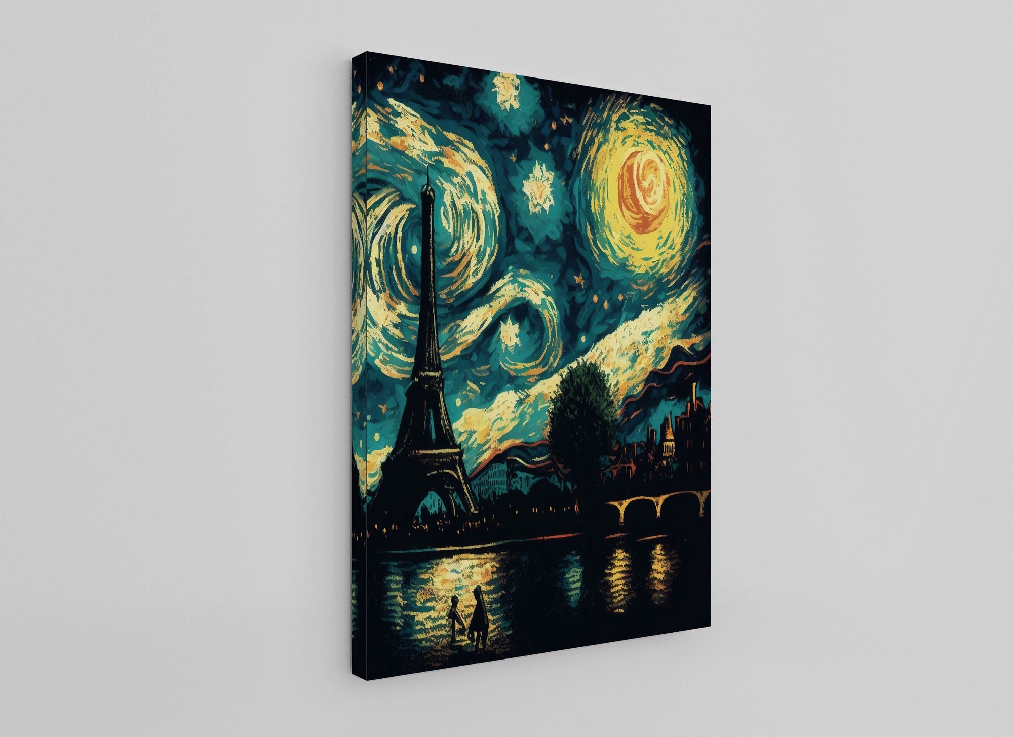 Tela Decorativa Multicolor 50x70cm - Arte Premium para Casa