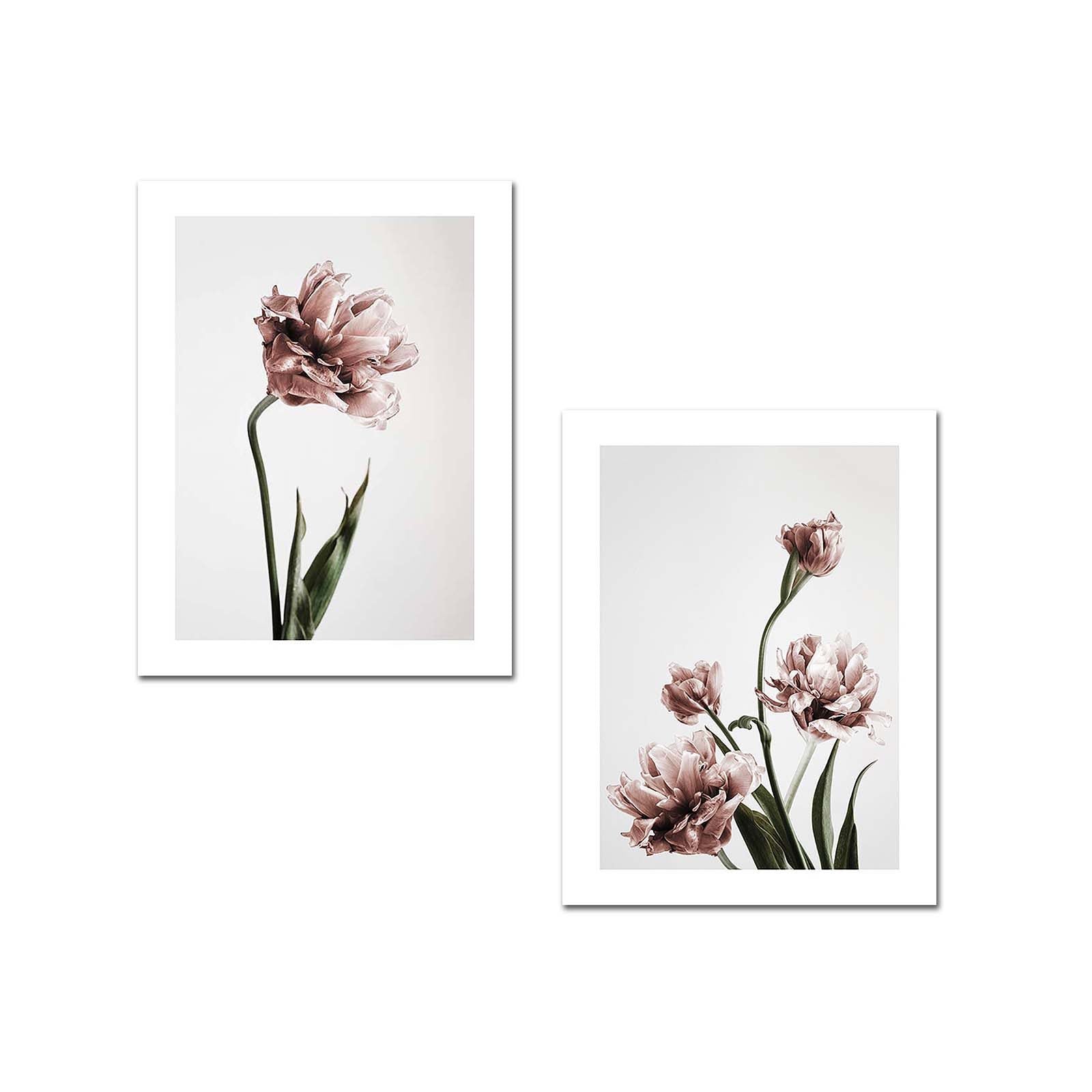 Pinturas Decorativas Elegantes em MDF (2 Peças), 30 x 40 cm | 100% MDF, 2,7 mm de Espessura | Perfeitas para Decoração de Casa, Arte de Parede Elegante e Moderna