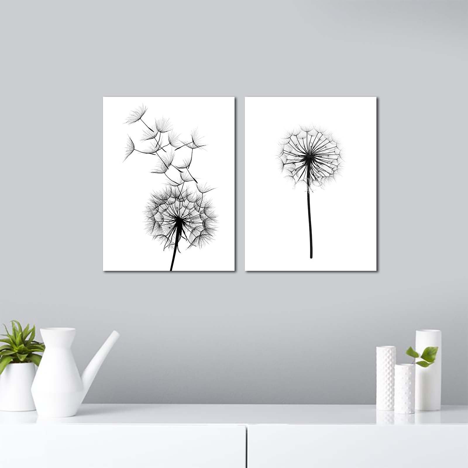 Pinturas Decorativas Elegantes em MDF (2 Peças), 30 x 40 cm | 100% MDF, 2,7 mm de Espessura | Perfeitas para Amantes de Decoração e Arte, Design Elegante e Exclusivo