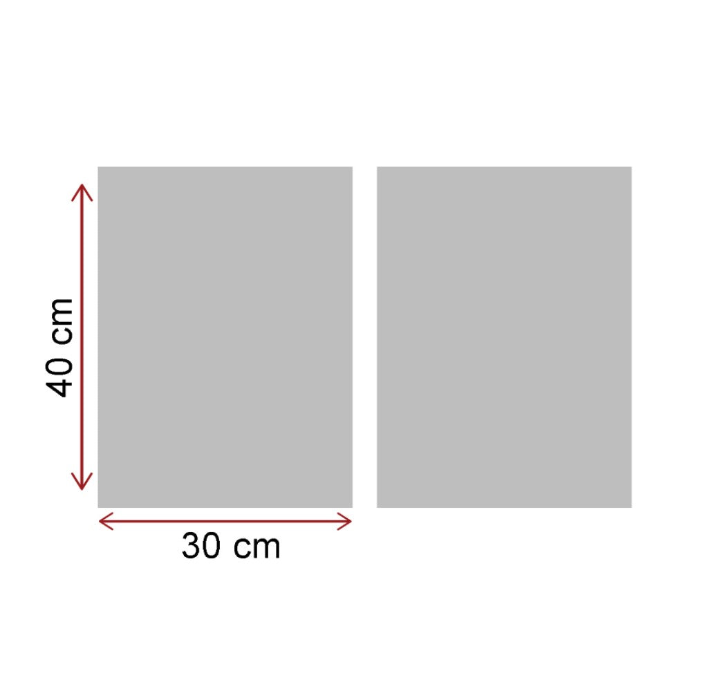 Quadro Decorativo em MDF Multicolor (2 Peças) 30x40 cm cada, total 62x40 cm — esp. 2,7 mm