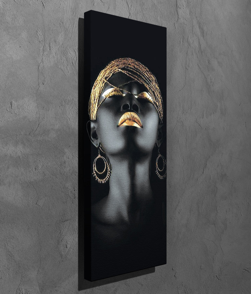 Impressionante pintura decorativa em tela, 30 x 80 cm | 100% tela, moldura 100% madeira (3 cm de espessura) | Perfeito para decoração e amantes da arte, design exclusivo