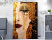 Quadro Decorativo em Tela – 50 x 70 cm – Moldura de Madeira – 50% Algodão/50% Poliéster