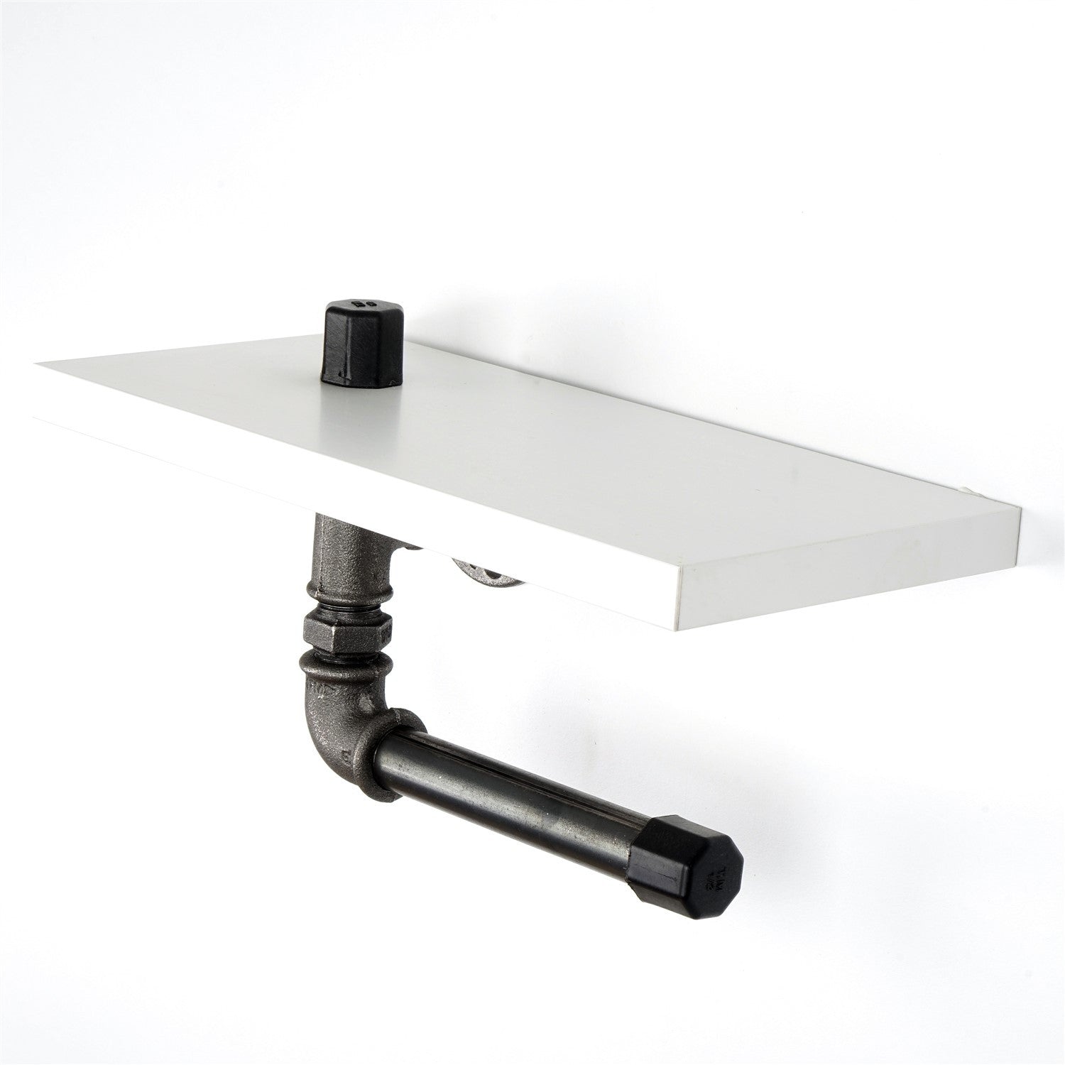 Suporte para papel higiênico-Boruraf235-Branco