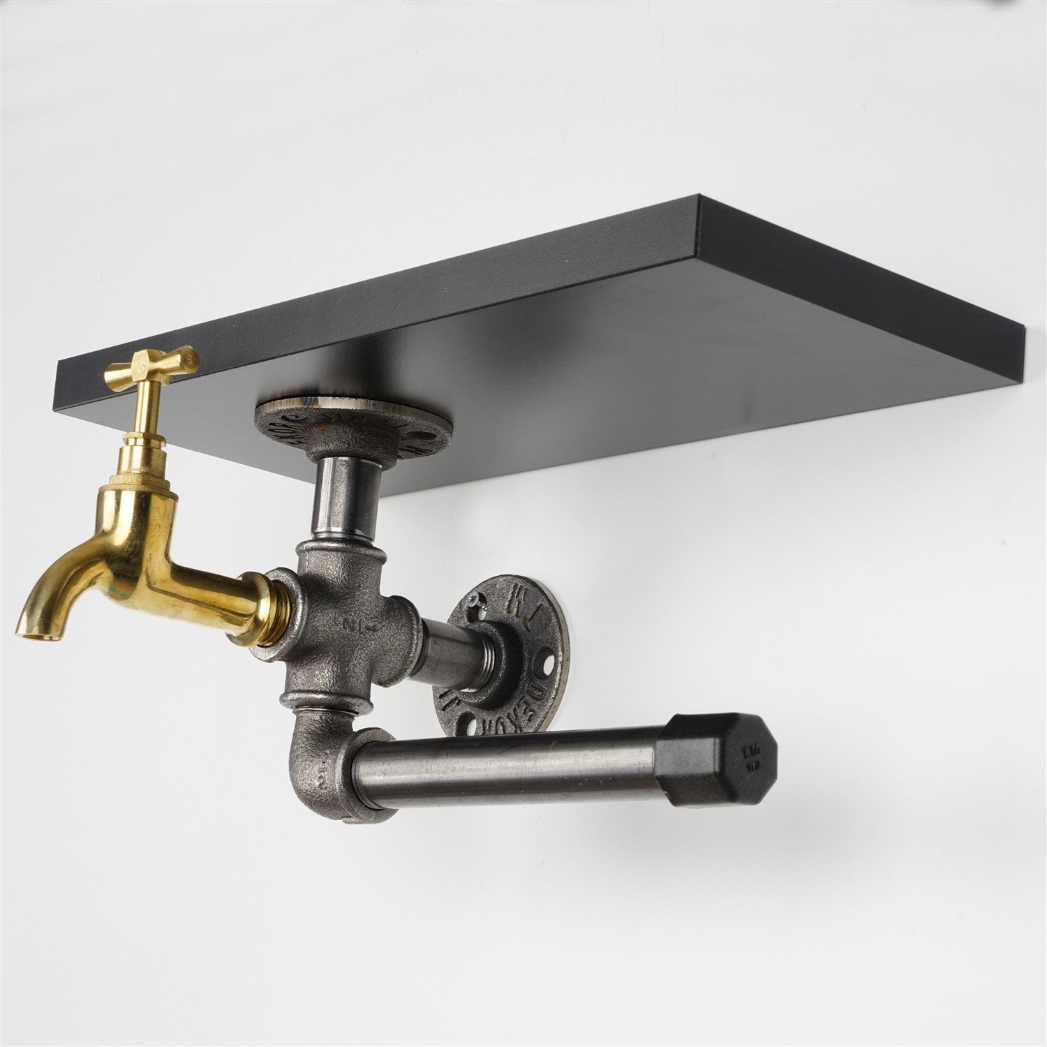 Suporte para papel higiênico-Boruraf240-Preto
Prata