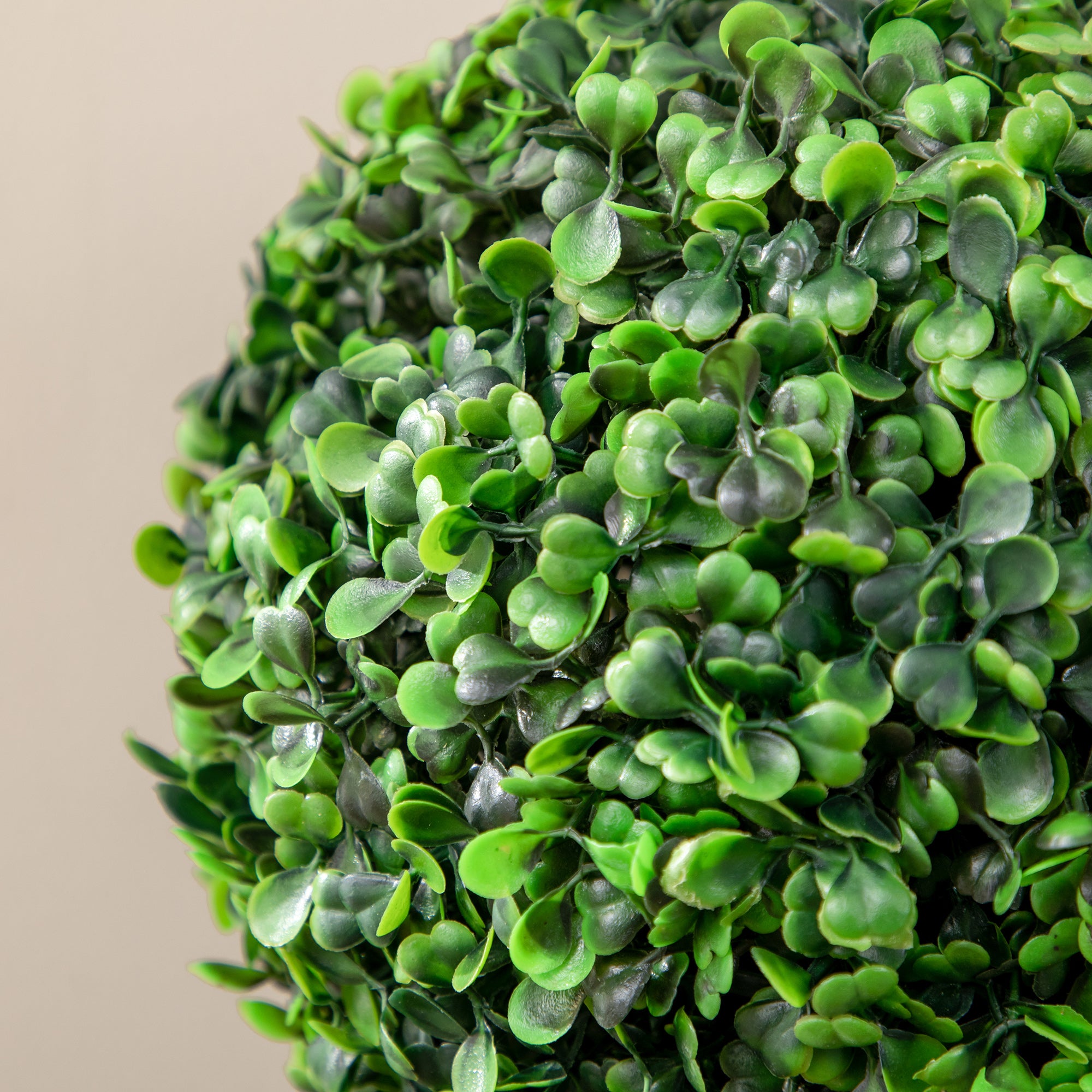Conjunto de 2 Plantas Artificiais Decorativas – 60cm – Verde – PEVA, PE, PP e cimento