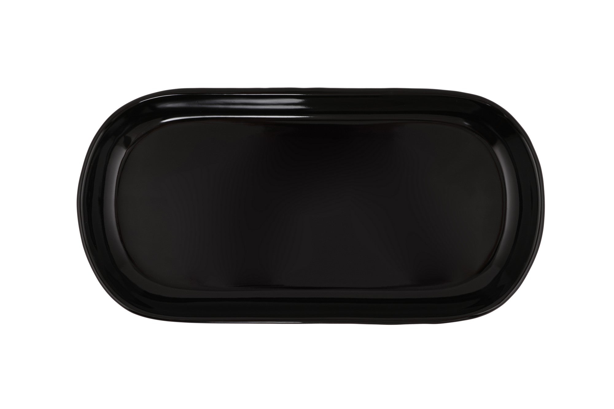 Conjunto de pratos – 26 x 12,2 x 3 cm – Preto – Cerâmica