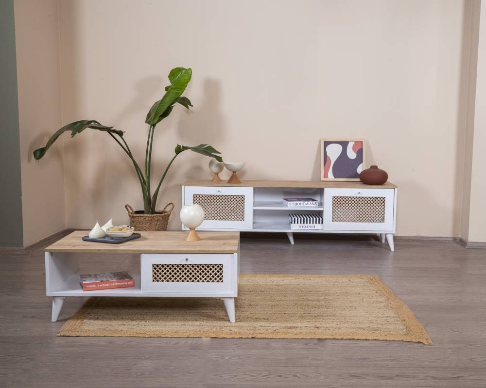 Mesa de Centro-Goose-Carvalho
Branco