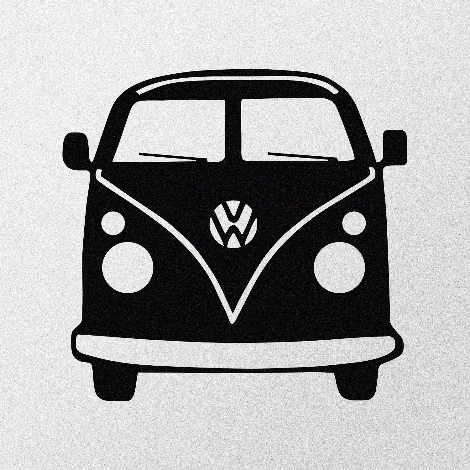 Vosvos Metal Decor Preto – Decoração de Parede 100% Metal, 32 x 36 cm