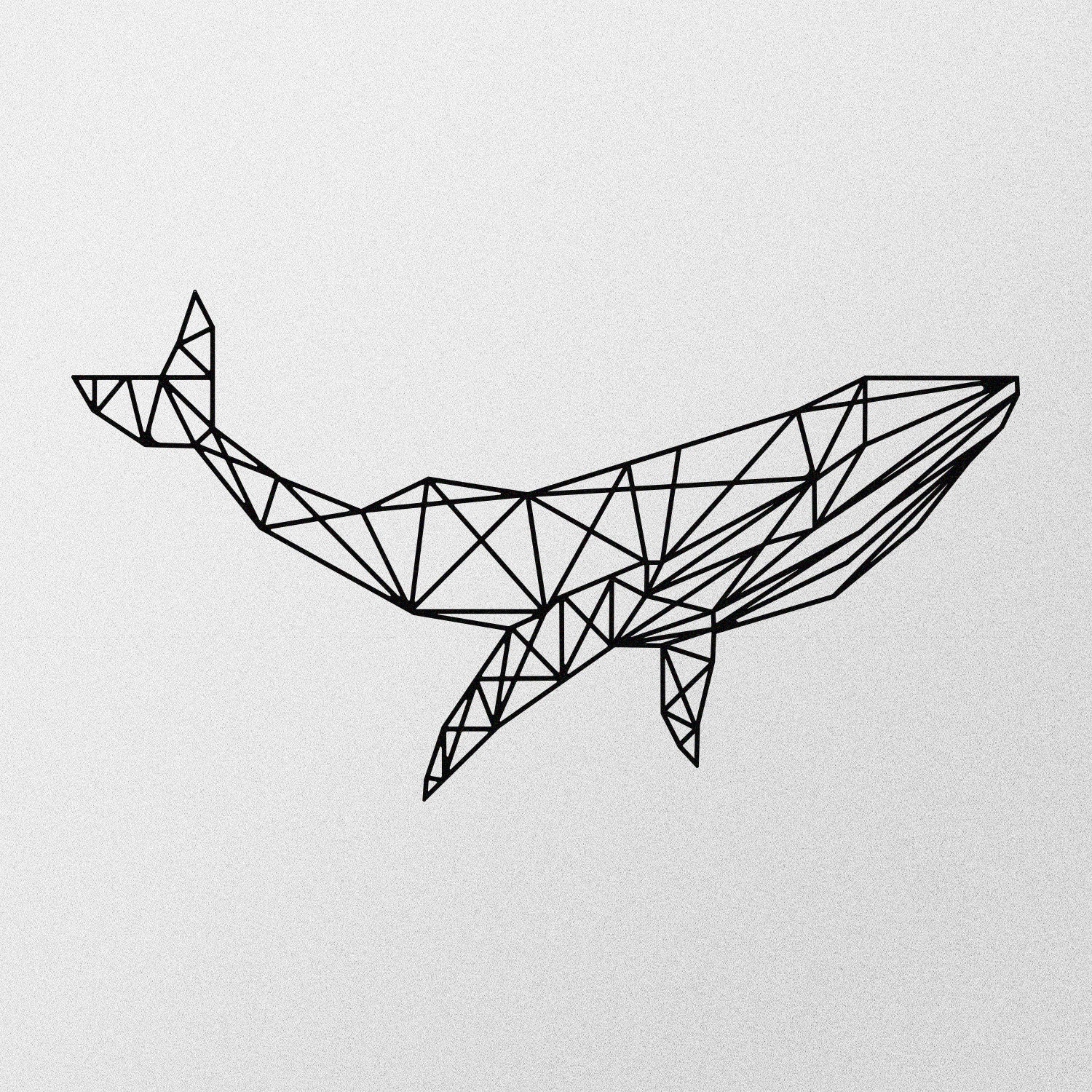 Acessório de parede decorativo de metal preto elegante, 56 x 31 cm | 100% metal, 1,2 mm de espessura | Perfeito para decoração moderna e arte de parede exclusiva