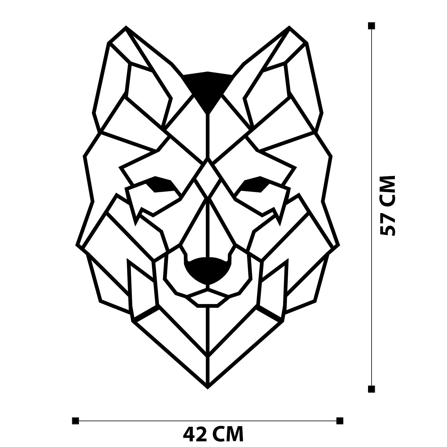 Acessório de parede decorativo de metal preto elegante, 41 x 57 cm | 100% metal, 1,2 mm de espessura | Perfeito para decoração moderna e arte de parede exclusiva
