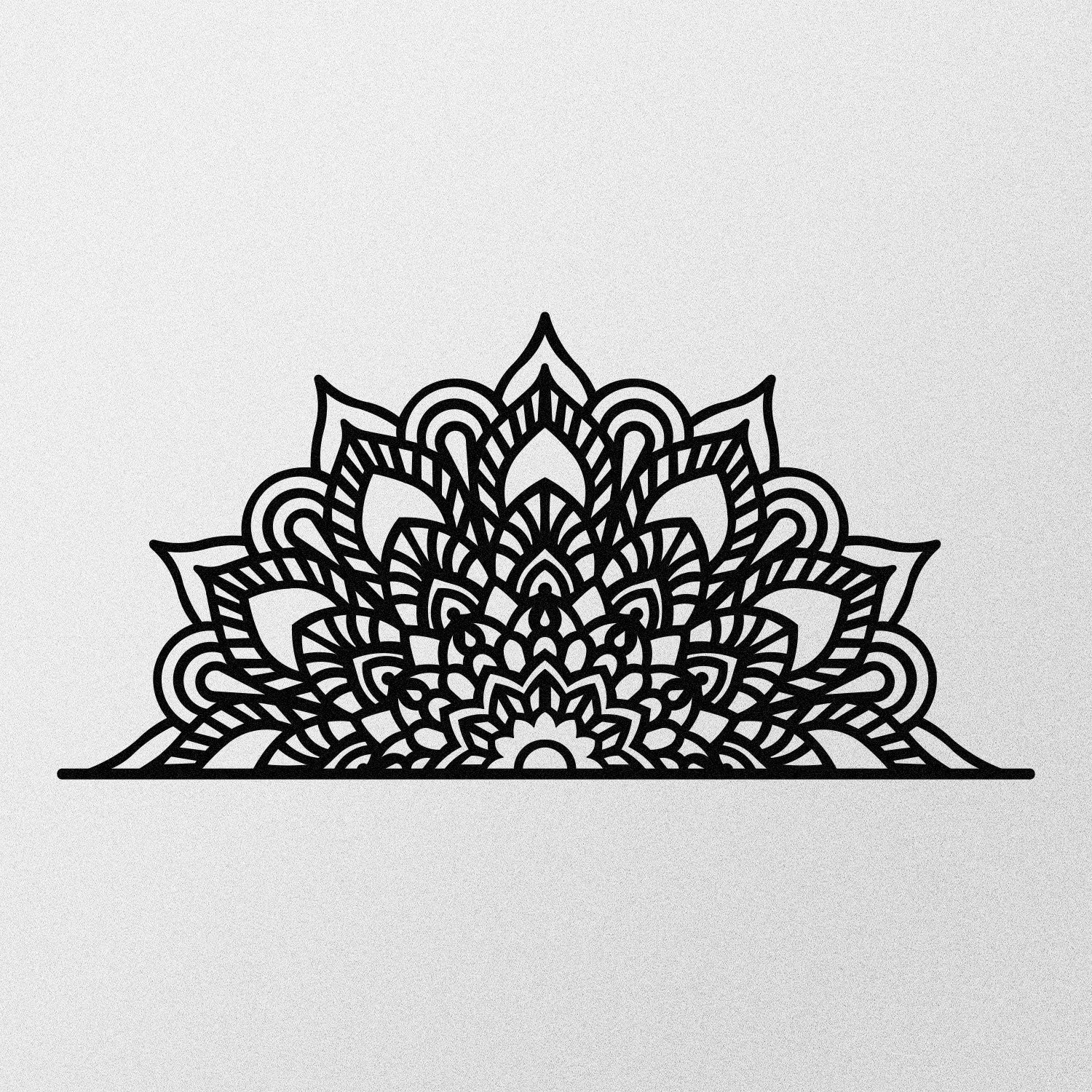 Esperanza – Acessório Decorativo de Parede em Metal Preto, 160 x 77 cm (100% metal, 1,2 mm)