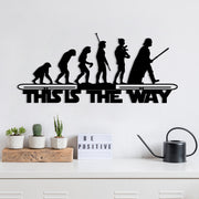 Acessório de parede decorativo de metal preto elegante, 69 x 30 cm | 100% metal, 1,2 mm de espessura | Perfeito para decoração moderna e arte de parede exclusiva
