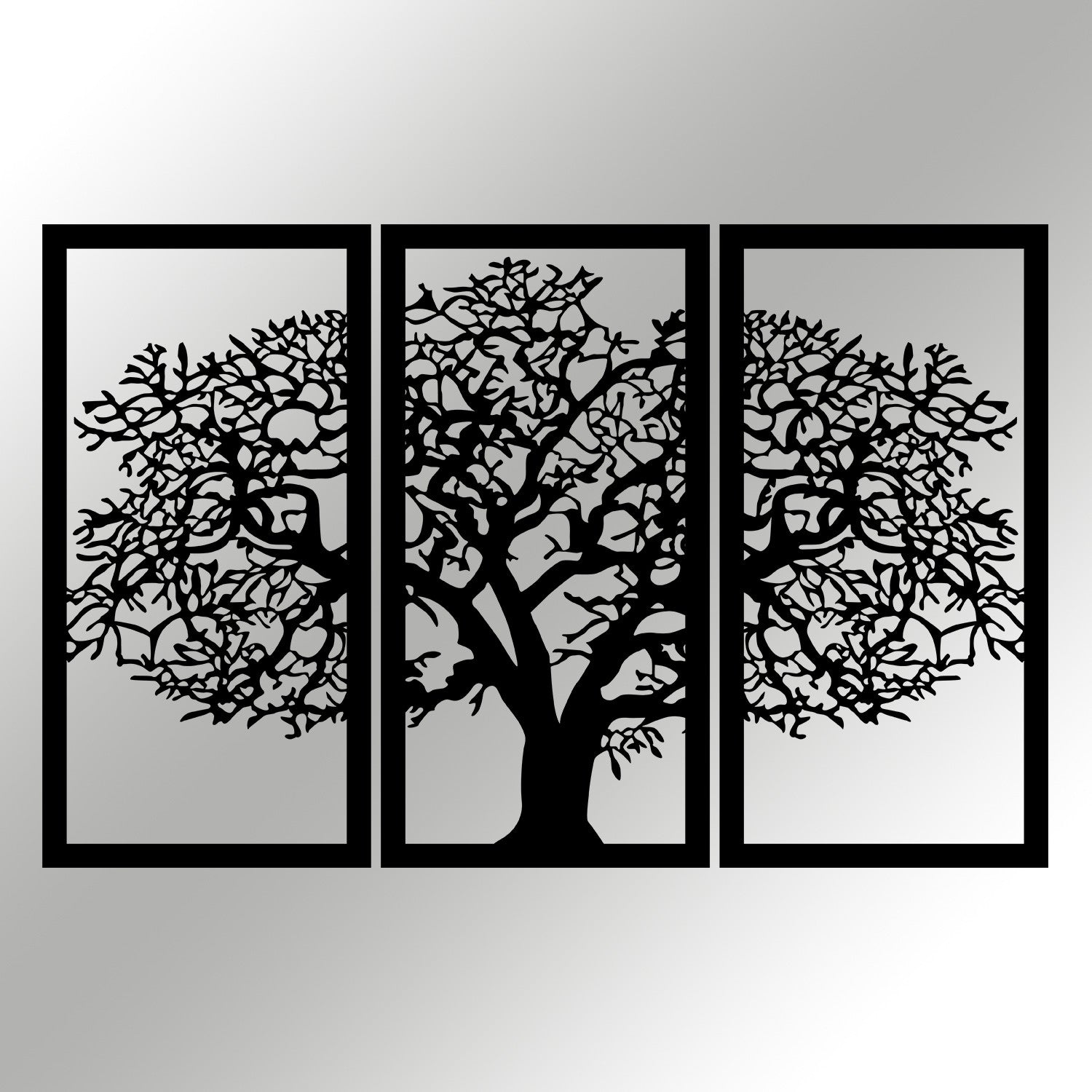 Acessório Decorativo de Parede em Metal Berceste 2, Preto, 103 x 66 cm, 100% metal (1,2 mm)