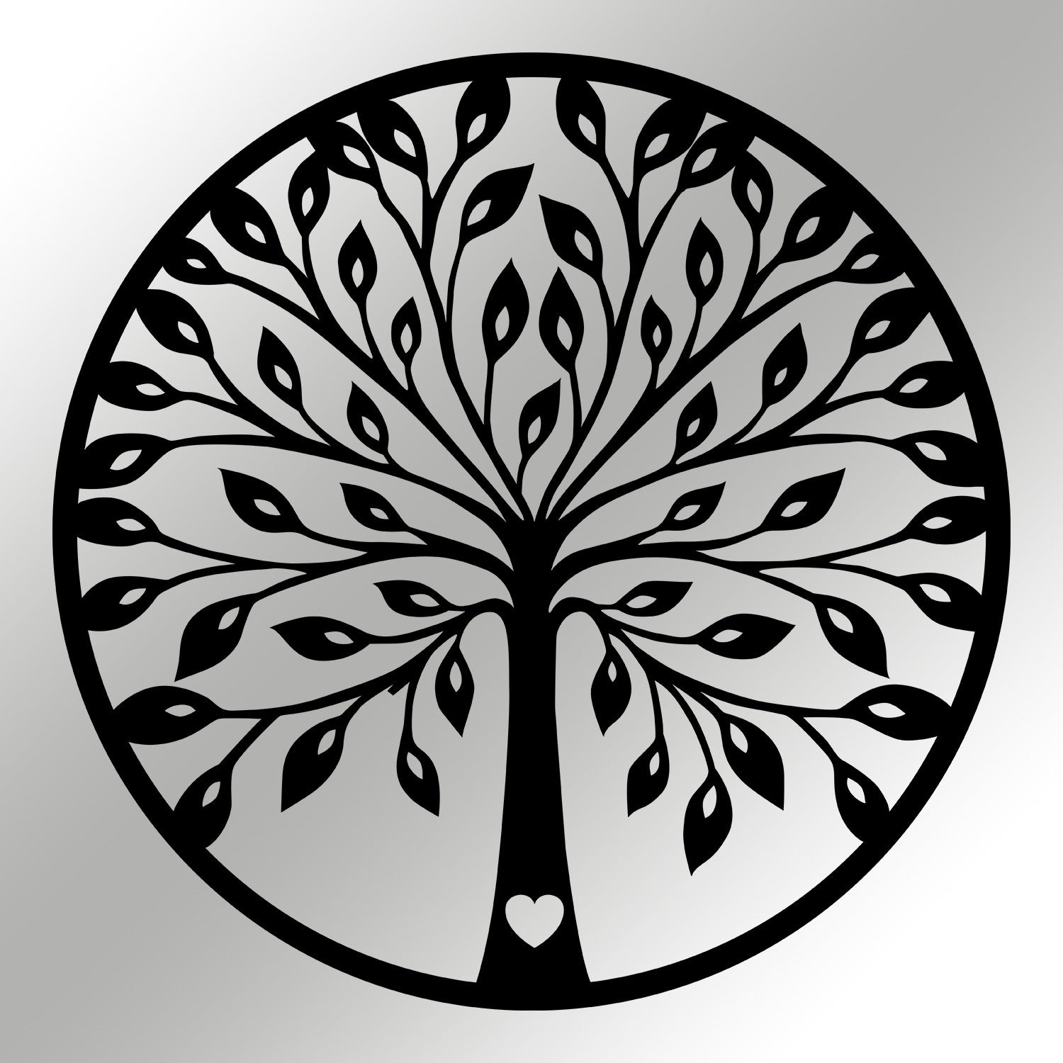 Sadi – Acessório Decorativo de Parede em Metal Preto 58x58 cm (100% Metal) – Ref. 279ENZ1269