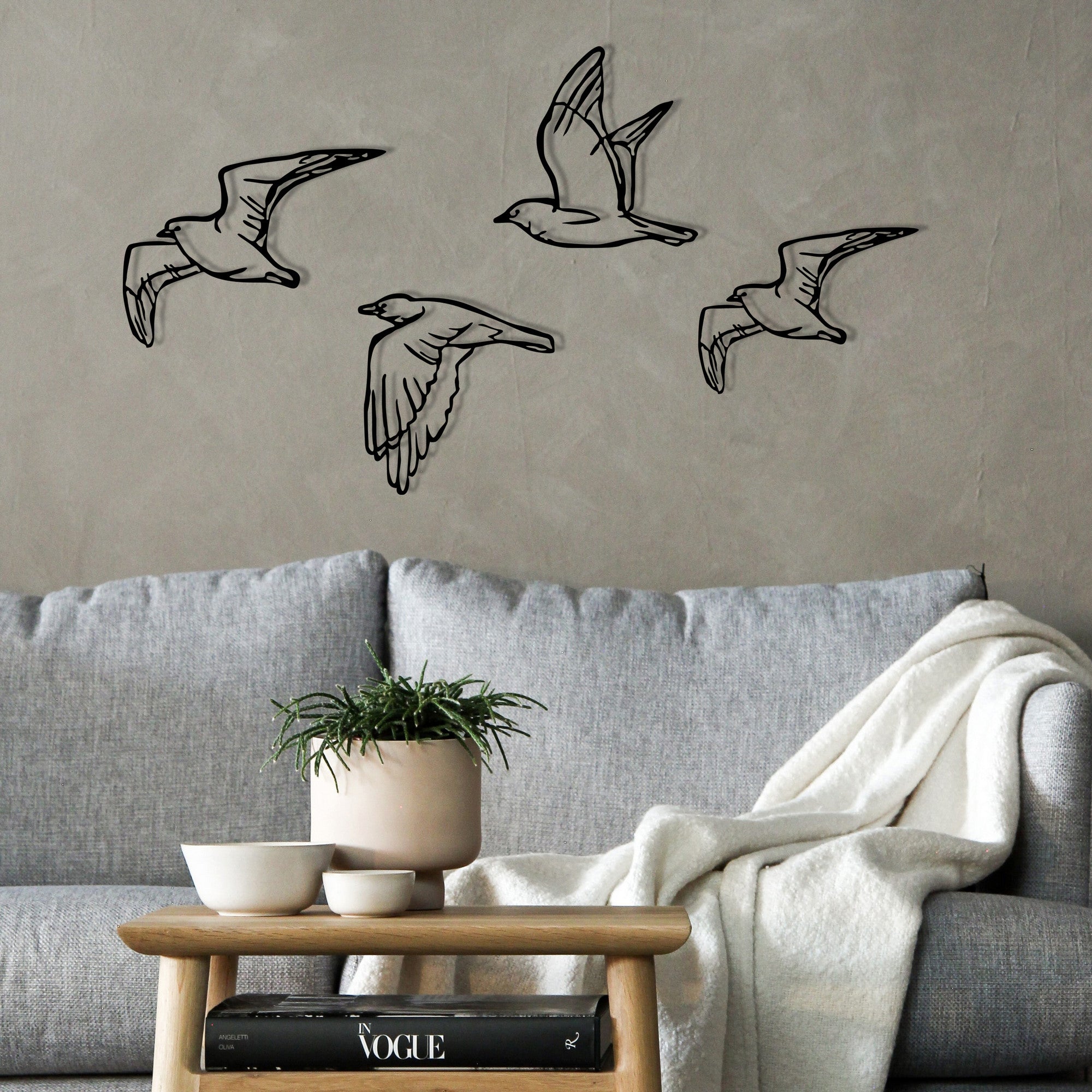 Acessório de parede decorativo de metal preto elegante, 100 x 24 cm | 100% metal, 1,2 mm de espessura | Perfeito para decoração moderna de casa e escritórios