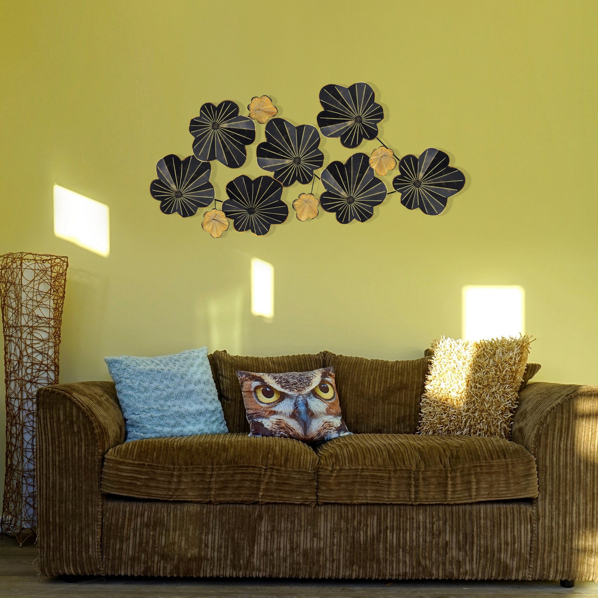 Kadem — Acessório Decorativo de Parede em Metal Multicolor (100% metal, 125 x 14 x 61,5 cm)