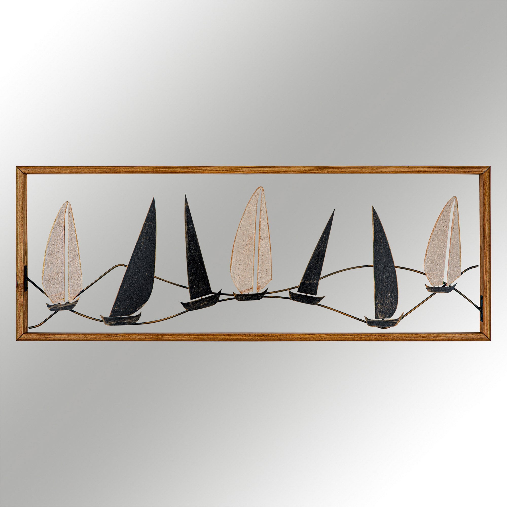 Guzelce – Acessório Decorativo de Parede em Metal Multicolor (100%), 90 x 3,5 x 34 cm
