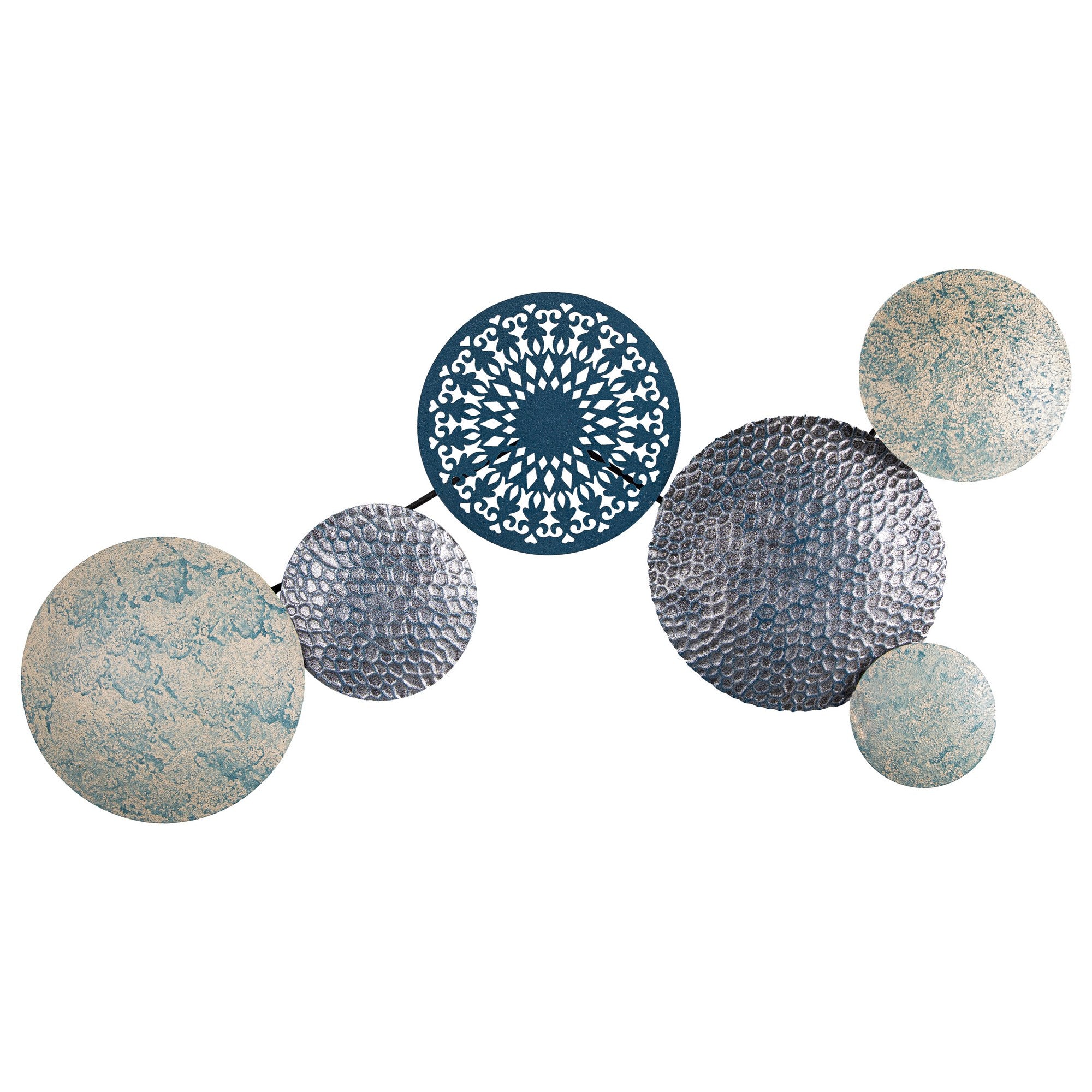 Nada Acessório Decorativo de Parede em Metal, Multicolor, 85 x 9 x 43 cm, 100% metal (0,8 mm), 1,736 kg