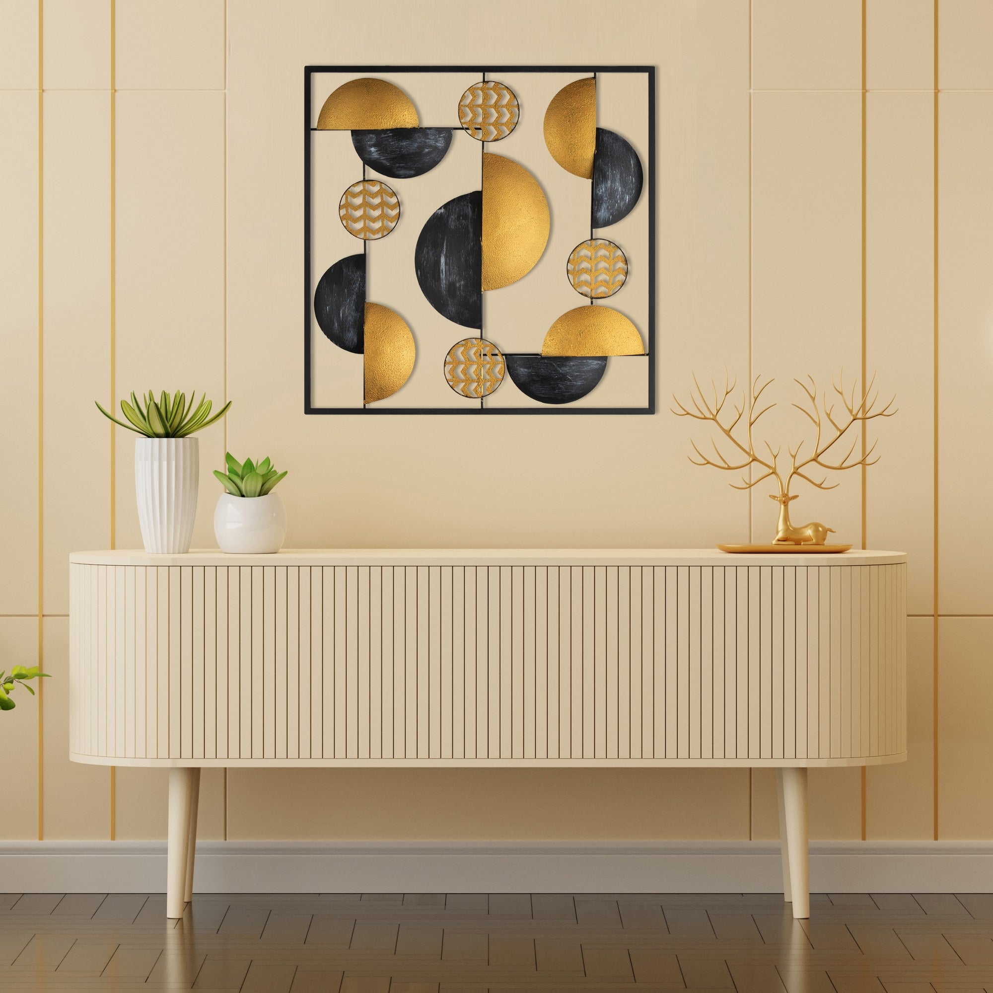 Aurora - 1 Acessório Decorativo 100% Metal Multicolor 55 x 55 cm (0,8 mm)