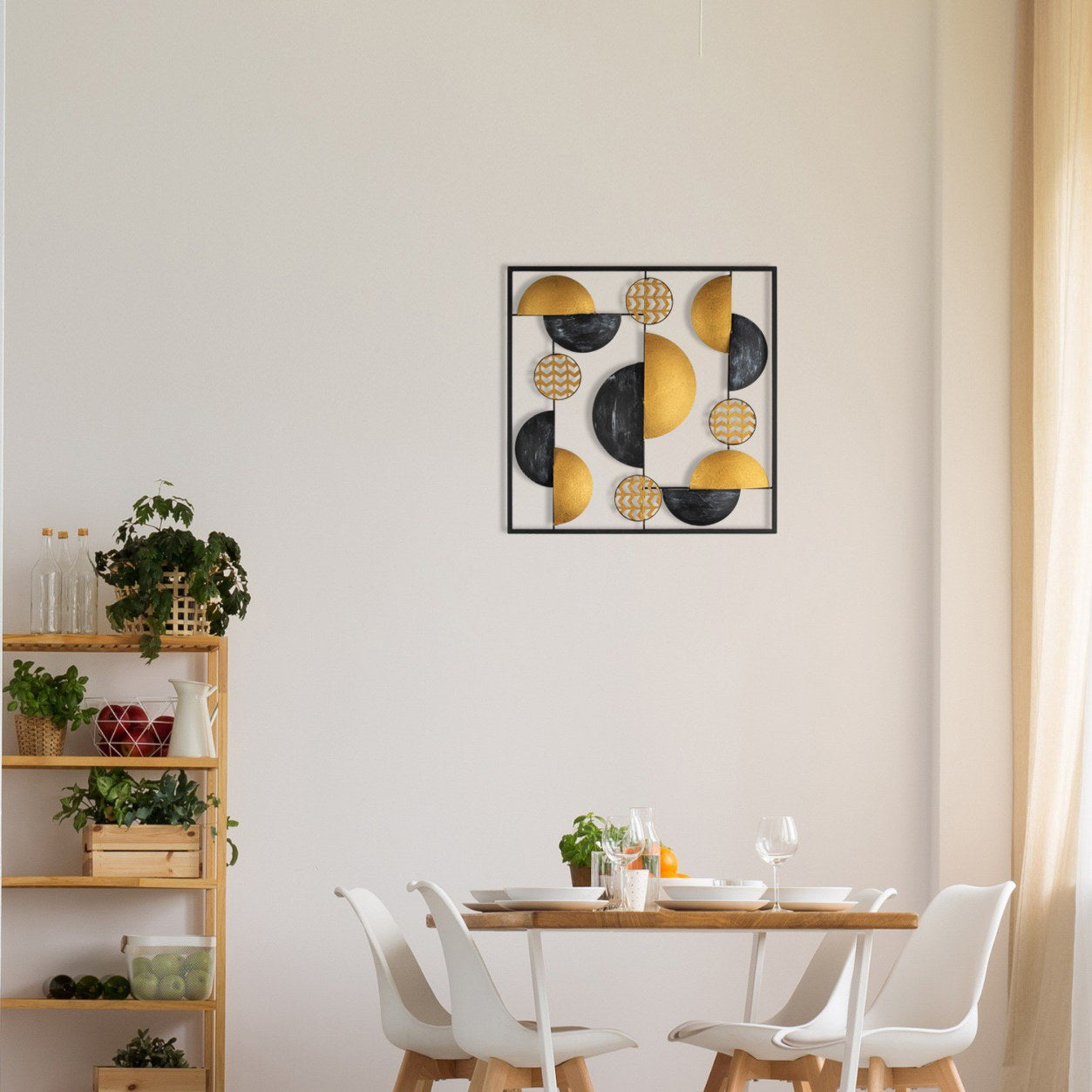 Aurora - 1 Acessório Decorativo 100% Metal Multicolor 55 x 55 cm (0,8 mm)