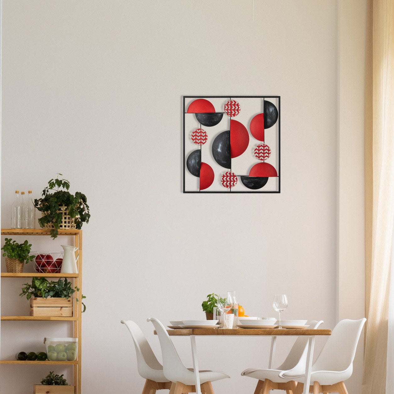 Aurora - 2 Acessório Decorativo 100% Metal Multicolor 55 x 5 x 55 cm