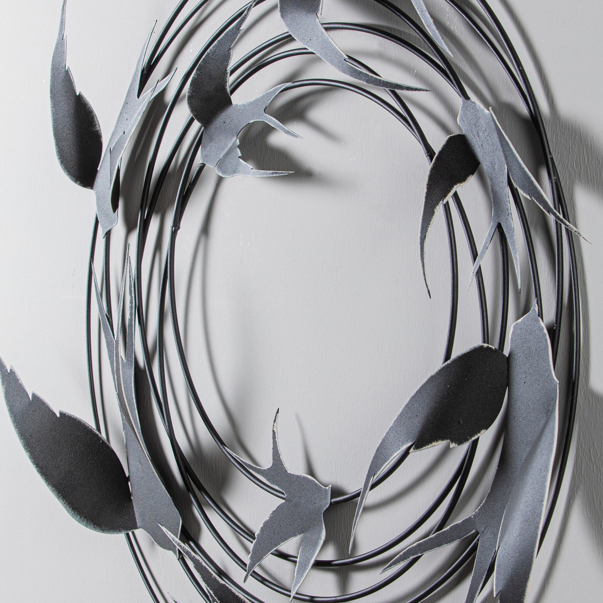 Acessório Decorativo em Metal Migration - 2 Multicolor com Pássaros, 79x8x79 cm